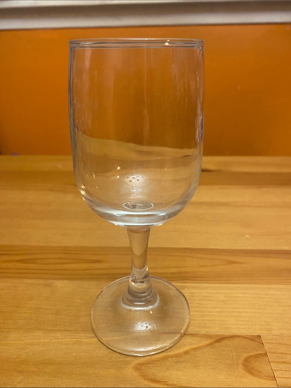 Clear Glass Wine Goblet - Elegant Transparent Stemware